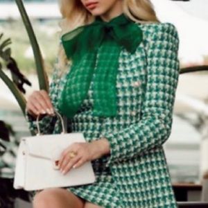 2PCS NWT Zara Tweed Blazer & Dress